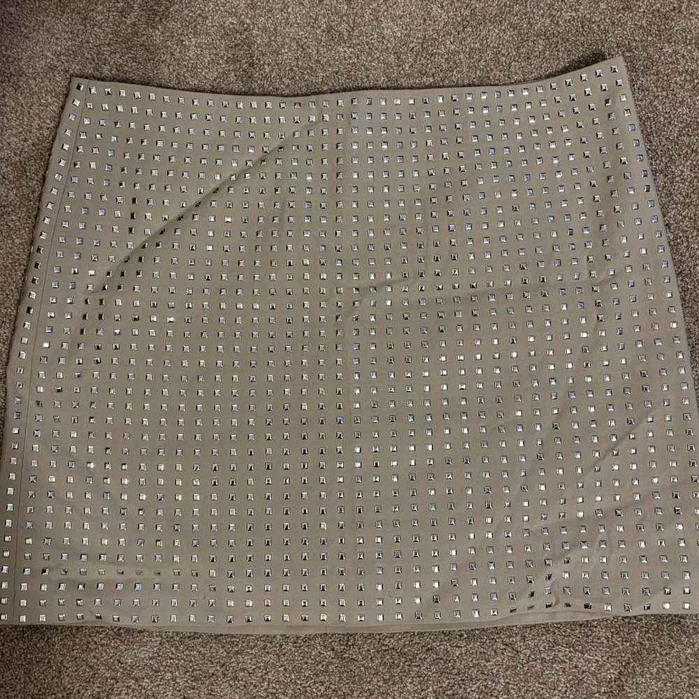 NWT Square Studded Mini Skirt H&M NYC